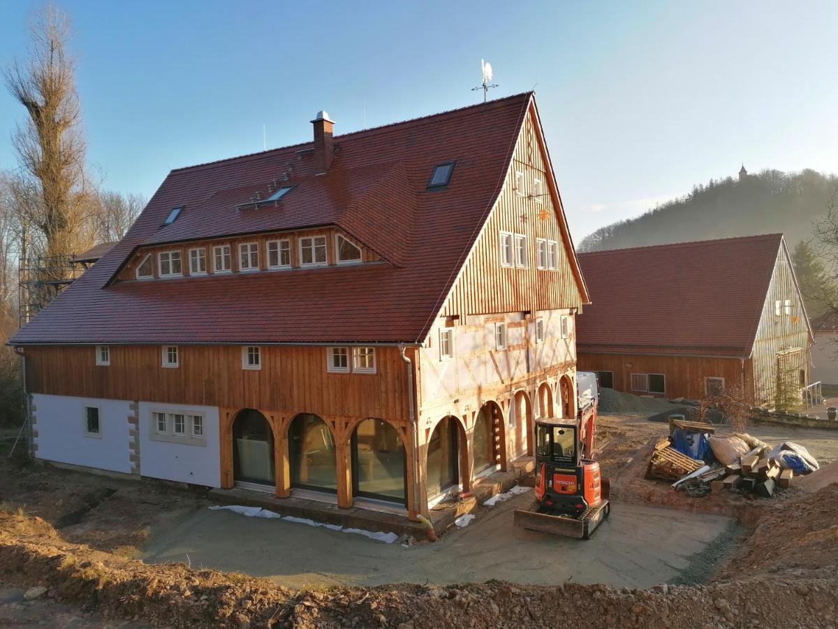 Pferdehof Am Burgsberg, Ferienzimmer, Monteurzimmer Seifhennersdorf Bagian luar foto
